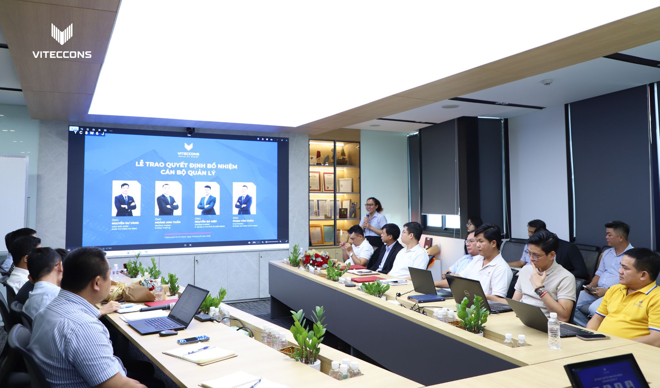 VITECCONS BỔ NHIỆM 4 CÁN BỘ QUẢN LÝ CHỦ CHỐT