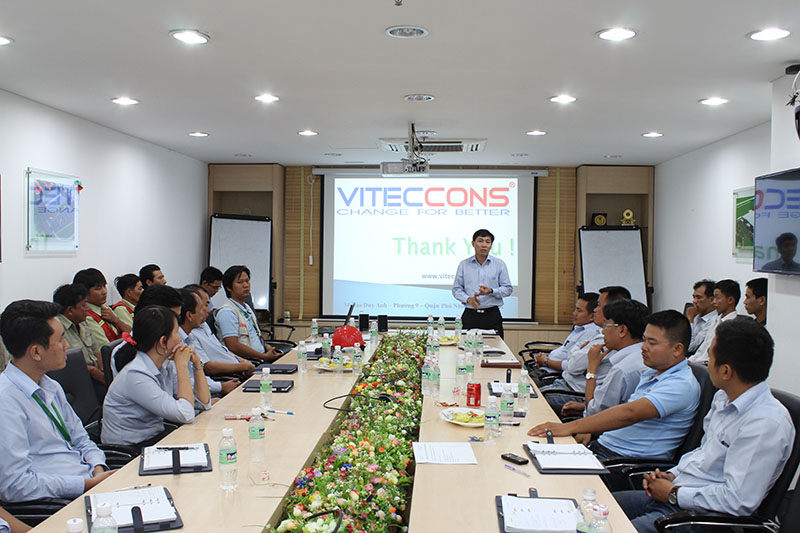Viteccons  held a training course to improve employees consciousness about safety and hygene in work