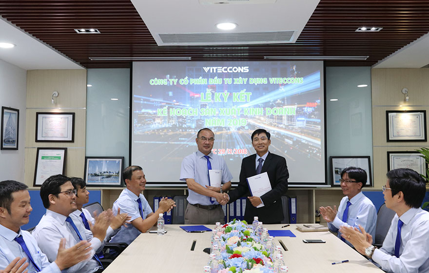 VITECCONS ORGANIZED THE SIGNING CEREMONY BUSINESS PLAN 2019