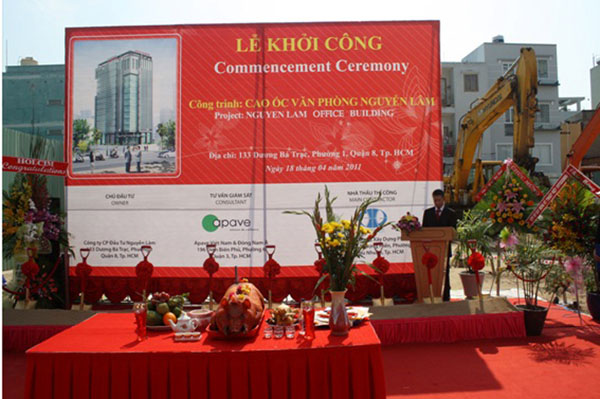 The Commencement Ceremony Of Nguyen Lam Office Building
