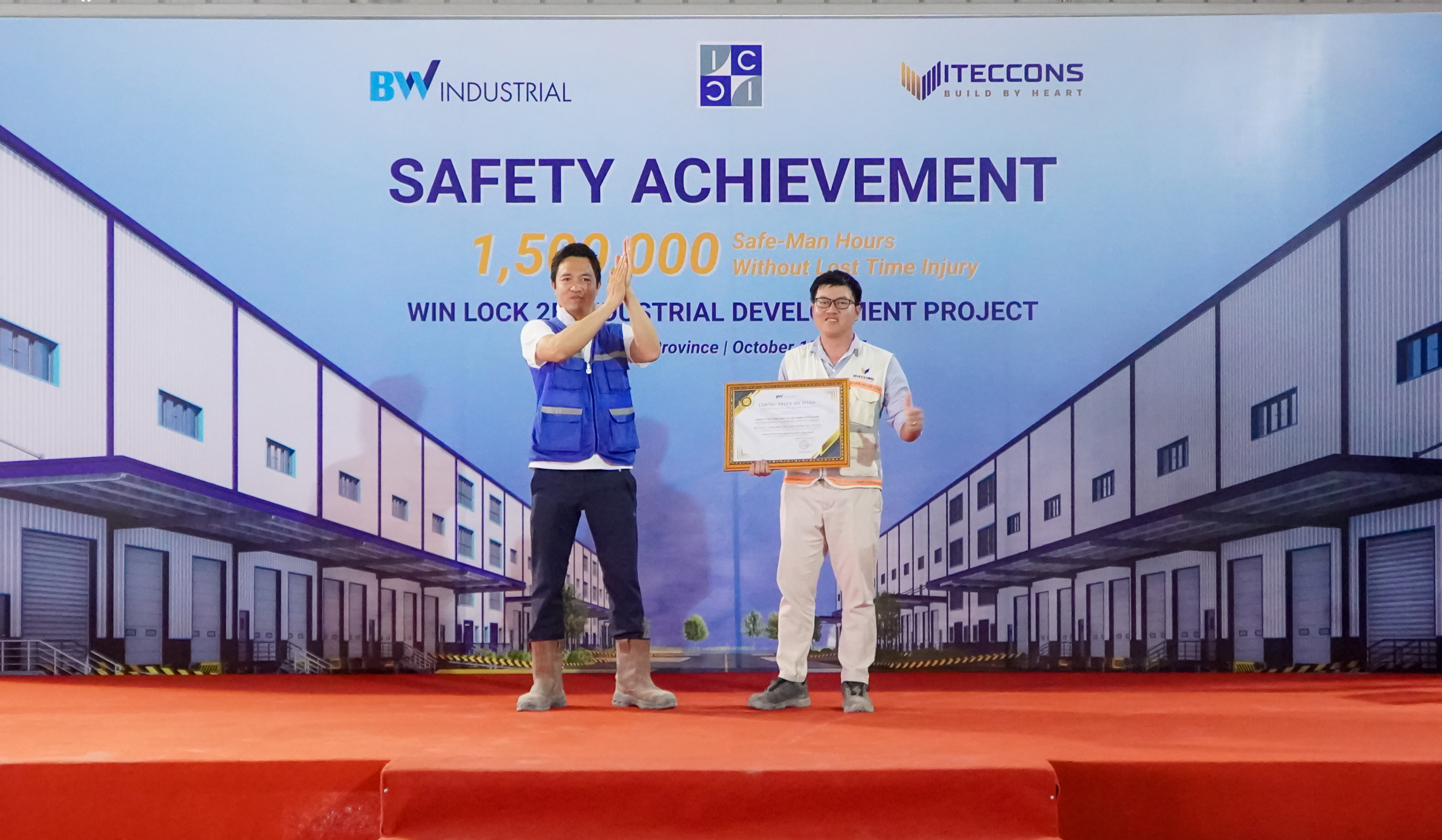 WIN LOCK 2B LẬP KỶ LỤC MỚI: DỰ ÁN VƯỢT MỐC 1.500.000 GIỜ LÀM VIỆC AN TOÀN