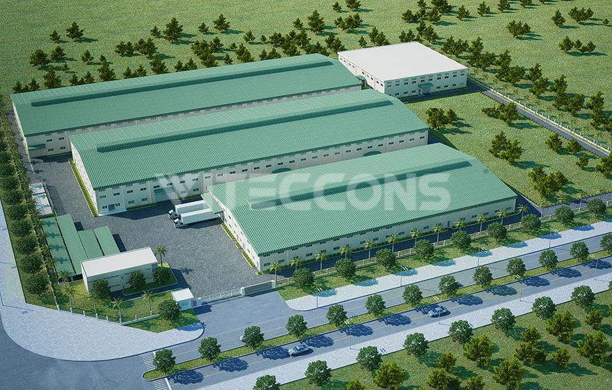 Viteccons làm tổng thầu Design & Build Dự án nhà máy nội thất Jang In giai đoạn 4