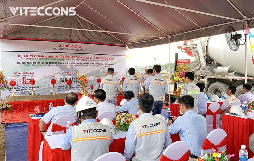 Viteccons khởi công Dự án VINASEED Đồng Tháp