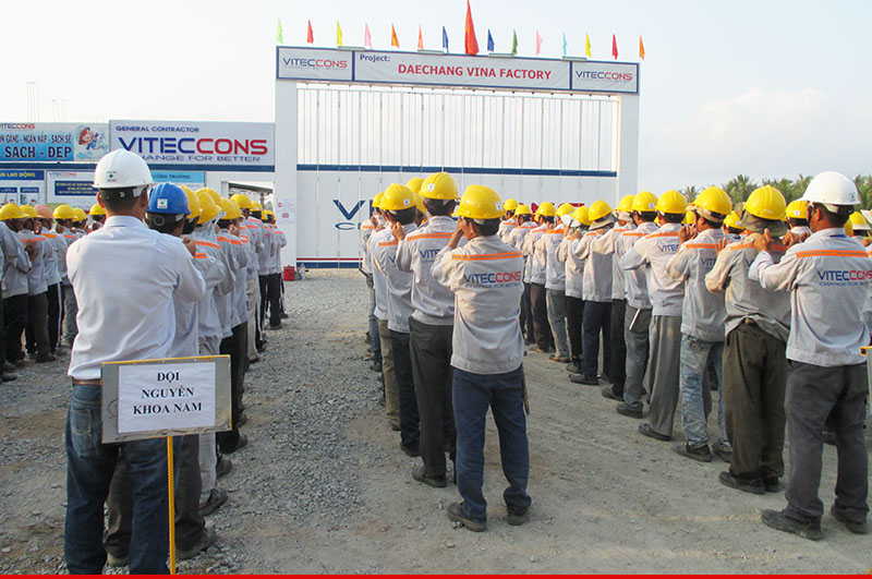 Industrial safety and hygiene attached special importance at Viteccons’ works