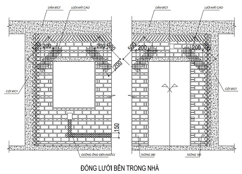 Viteccons nâng cao chất lượng bề mặt tường bằng phương pháp Tô tường hai lớp