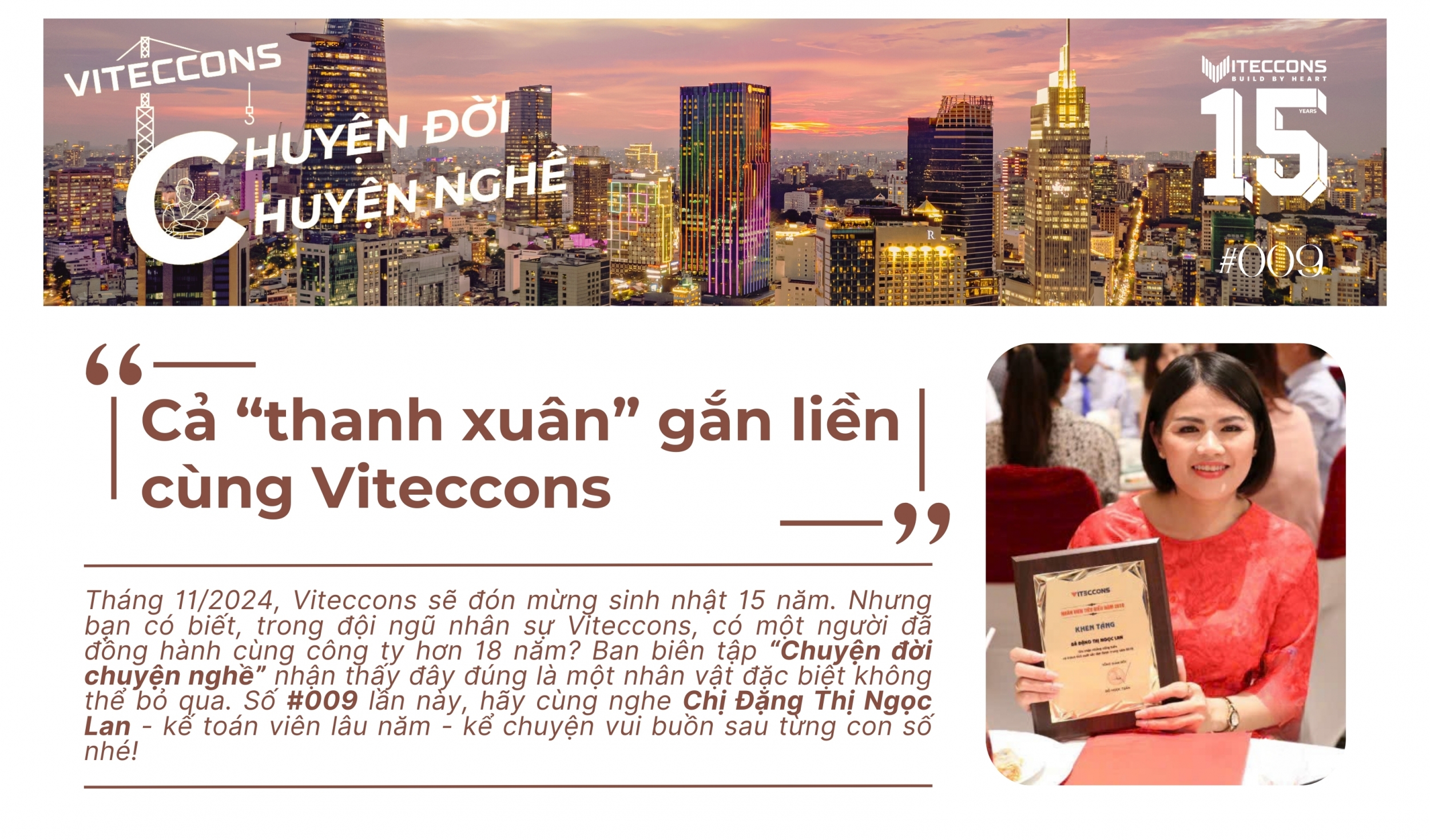 CẢ "THANH XUÂN" GẮN LIỀN CÙNG VITECCONS