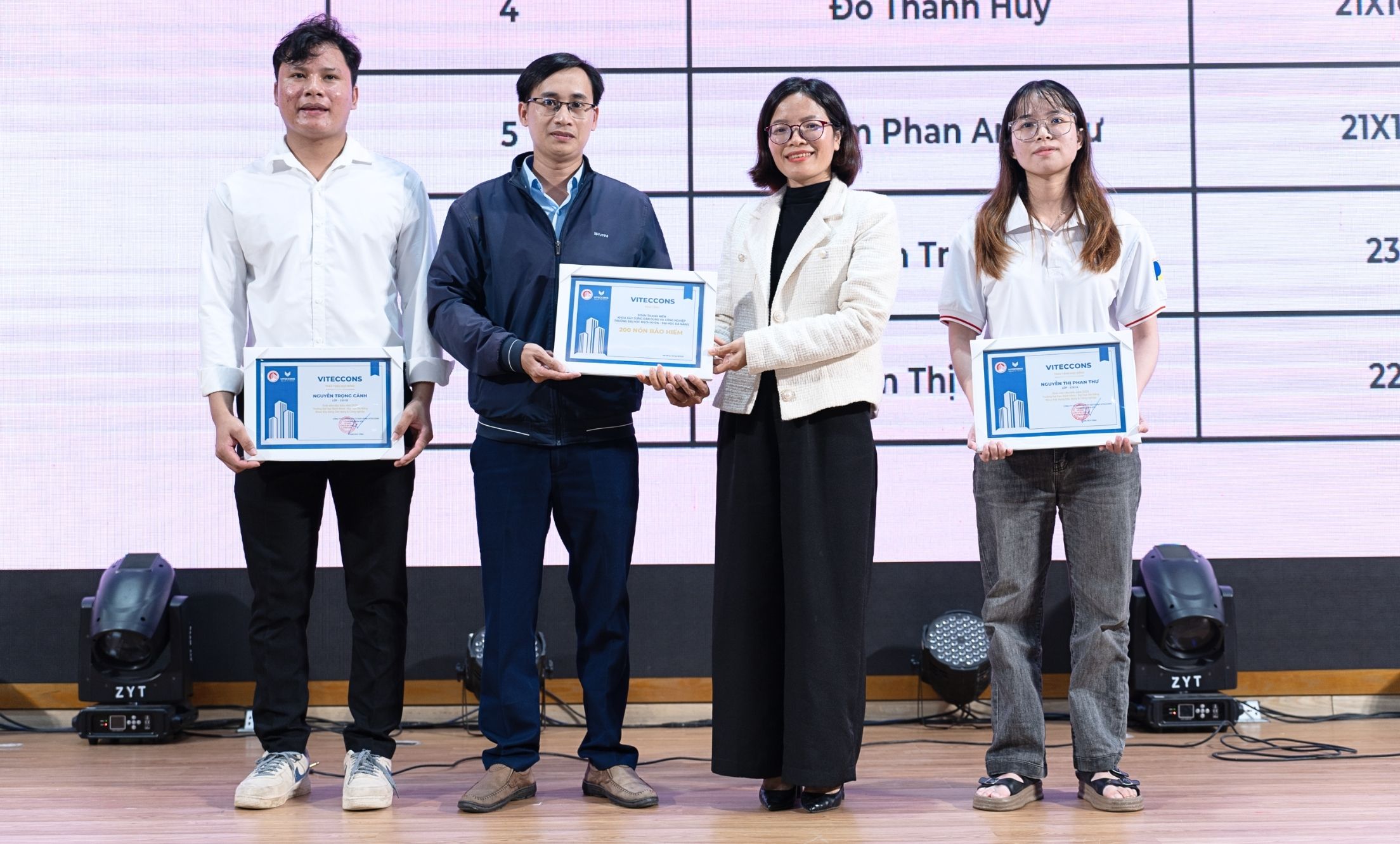 VITECCONS TIẾP SỨC SINH VIÊN TIÊU BIỂU LAN TỎA VĂN HÓA AN TOÀN