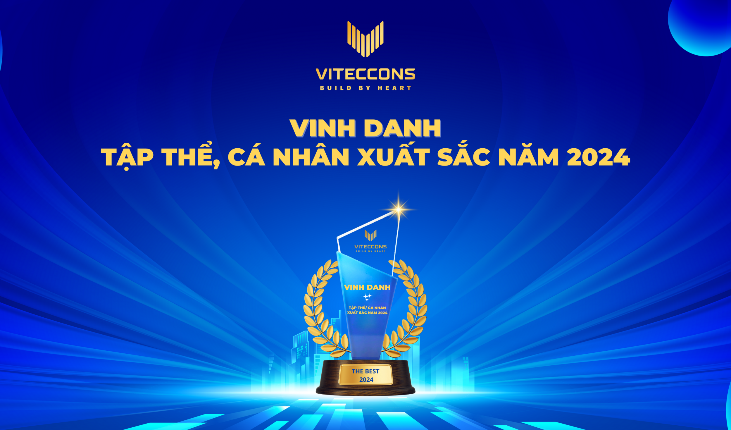 VITECCONS VINH DANH TẬP THỂ, CÁ NHÂN XUẤT SẮC NĂM 2024