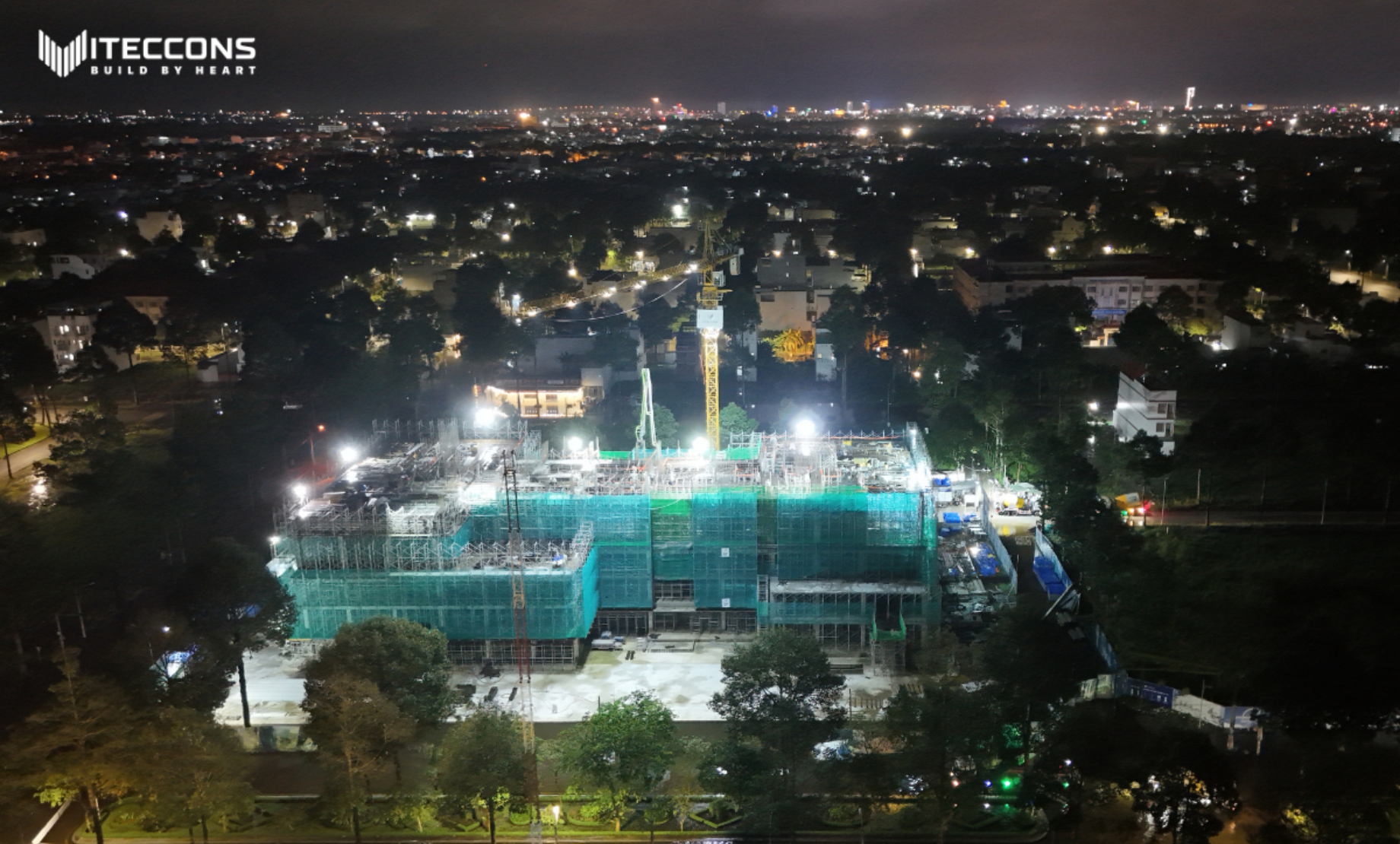 VITECBUILD: VƯỢT THÁCH THỨC MÙA NƯỚC NỔI: VITECONS HOÀN THÀNH DẦM CHUYỂN TẦNG 4 DỰ ÁN STELLA 360!